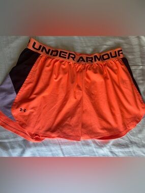 Under Armour Women’s Bright Orange Athletic Shorts